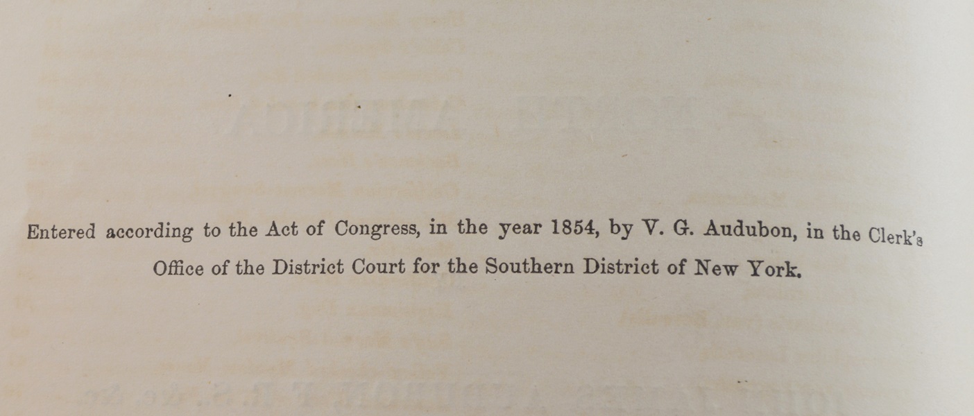 Audubon's "The Quadrupeds of North America" in 3 Volumes