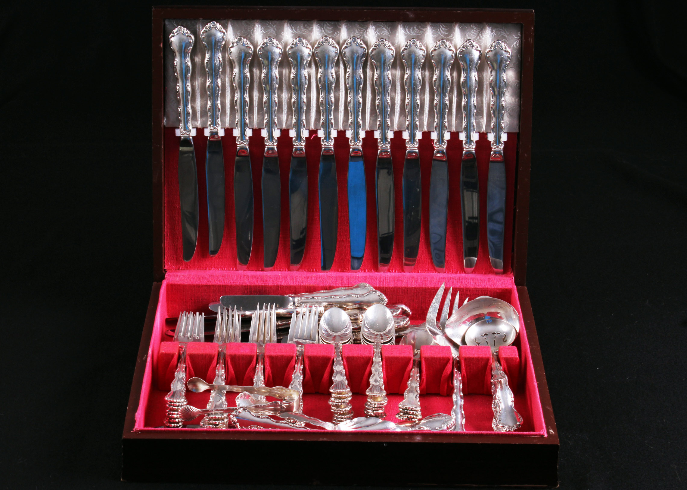 Sterling Reed and Barton Mirrorstele Flatware Set