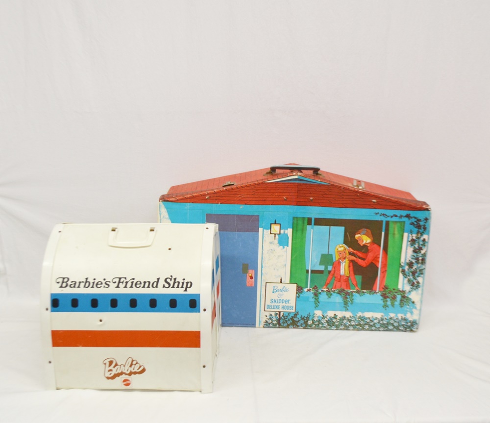 1960s Barbie & Skipper Deluxe House & 1972 Barbie Friend Ship