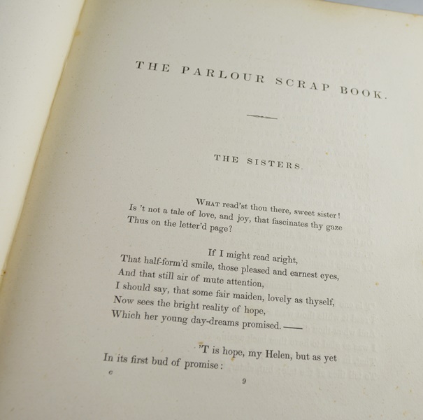 1838 and 1853 Antique Poetry Books