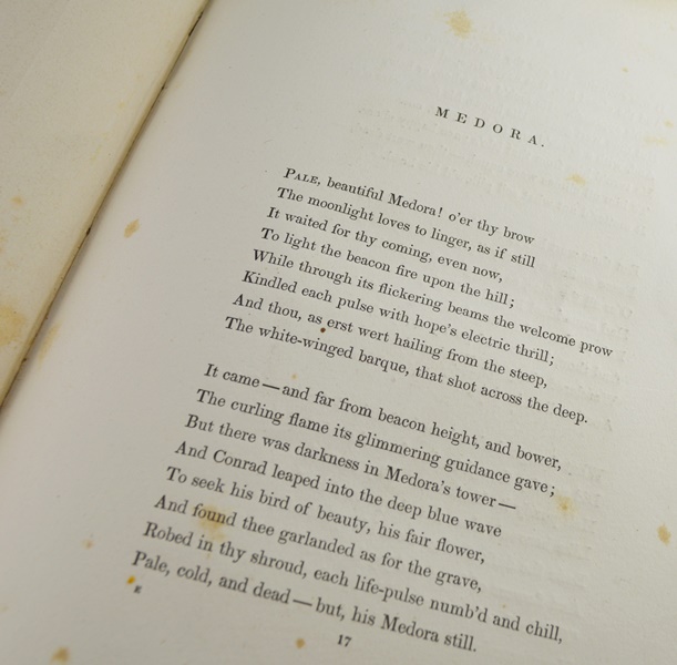 1838 and 1853 Antique Poetry Books