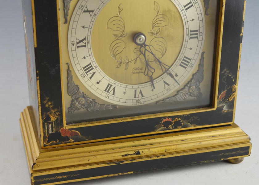 Elliott of London "Tempus Fugit" Bracket Clock