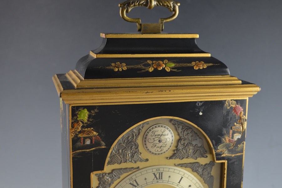 Elliott of London "Tempus Fugit" Bracket Clock