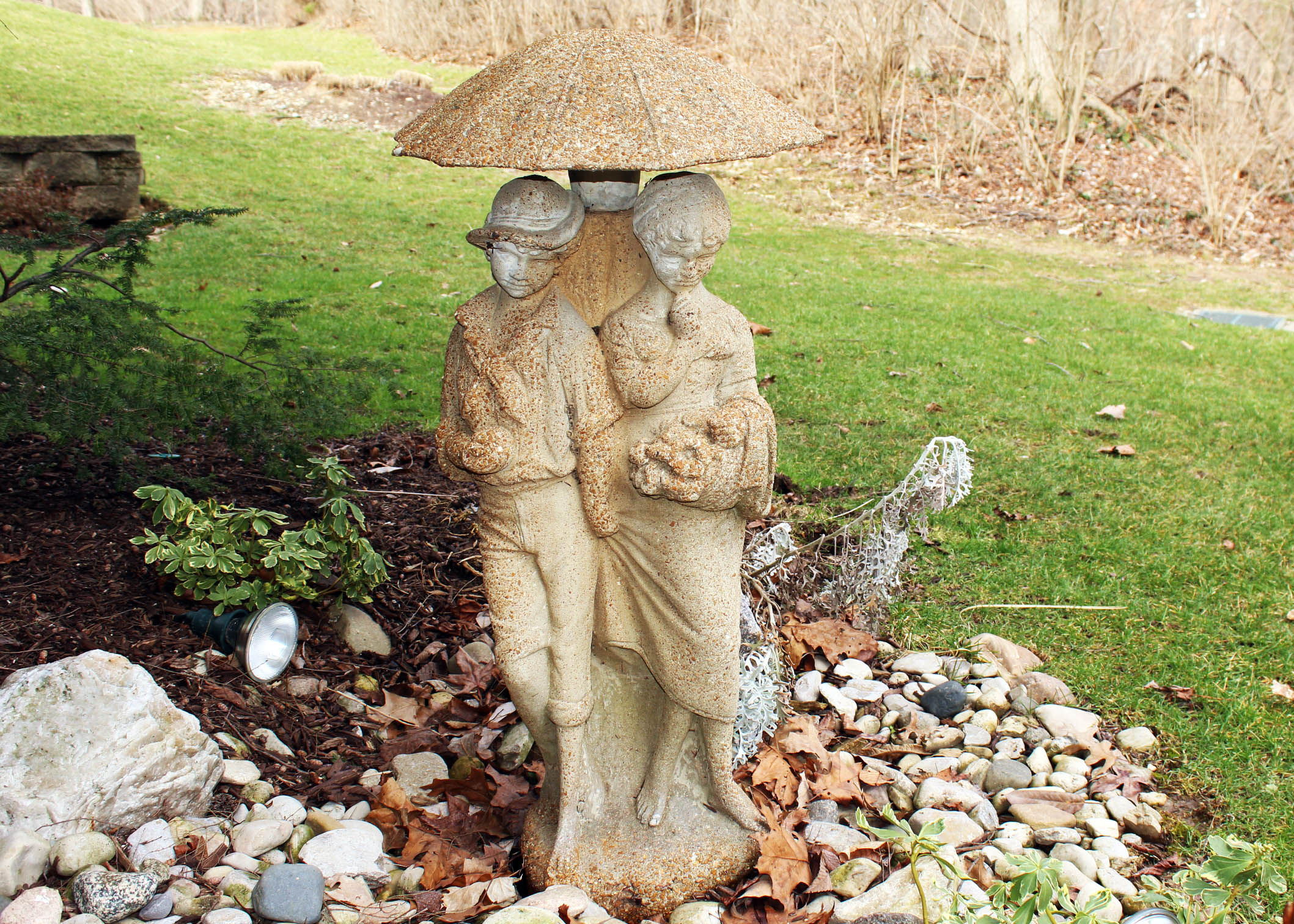 Large Cement Garden Statue