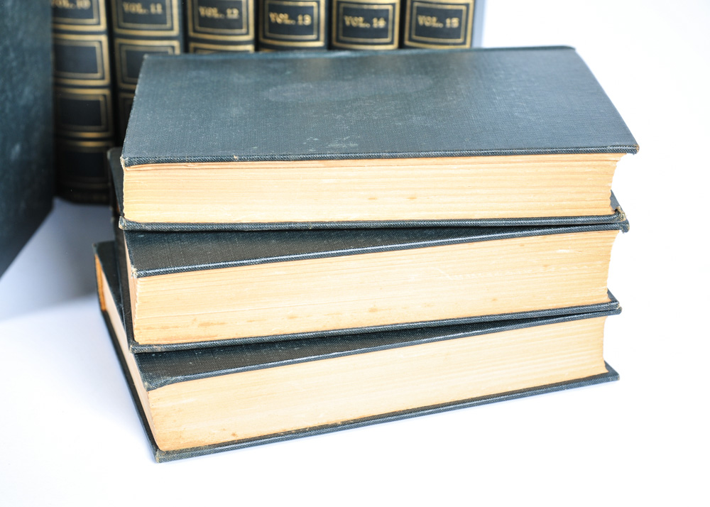 Vintage Mark Twain Twenty-five Volume Hardbound Book Set