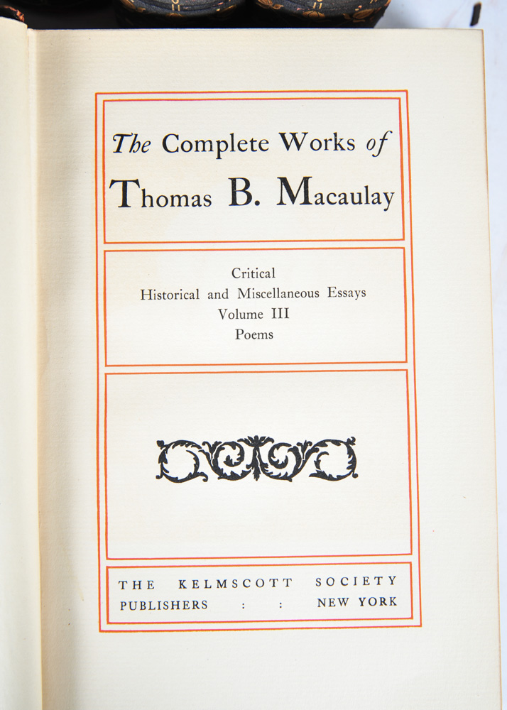 Kelmscott Society Edition of Complete Works