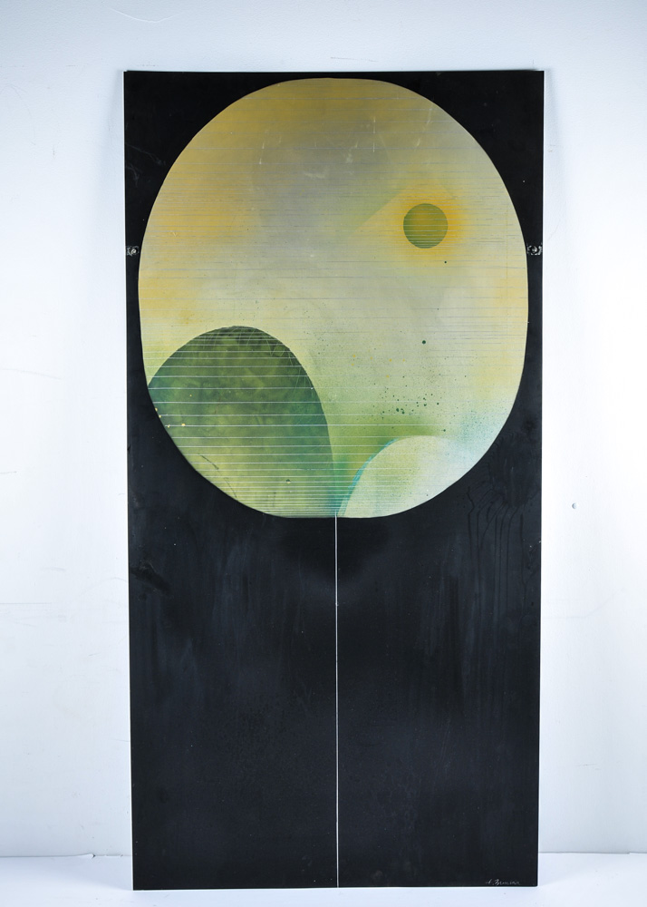 F. Zimmer Etched Metal Artwork