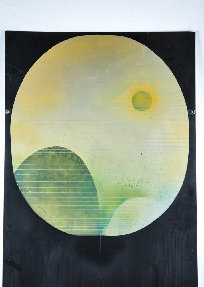 F. Zimmer Etched Metal Artwork