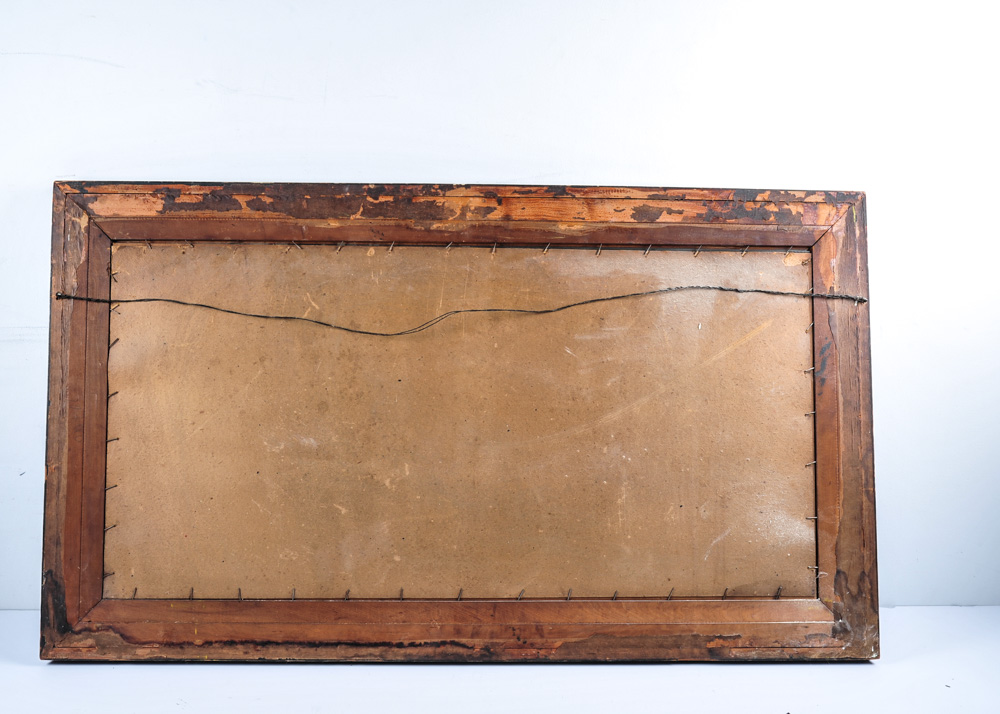 Oversized Sepia Photograph of Roman Temple of Saturn