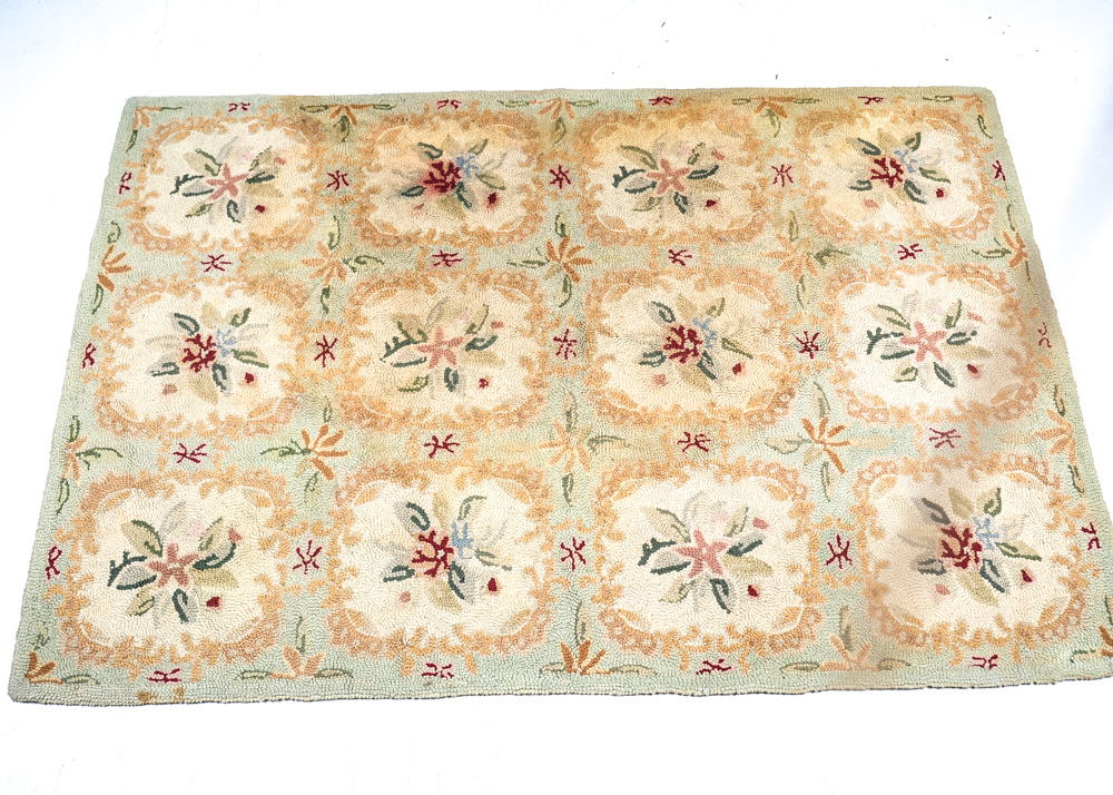 Quintet of Oriental and Other Area Rugs