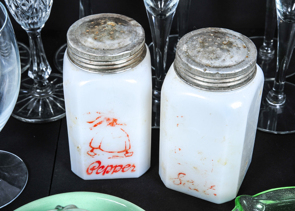 Collection of Kitchen Stemware and China