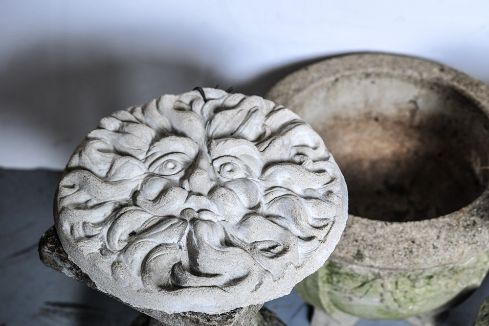 Concrete Planter, Pedestals, Faces and More