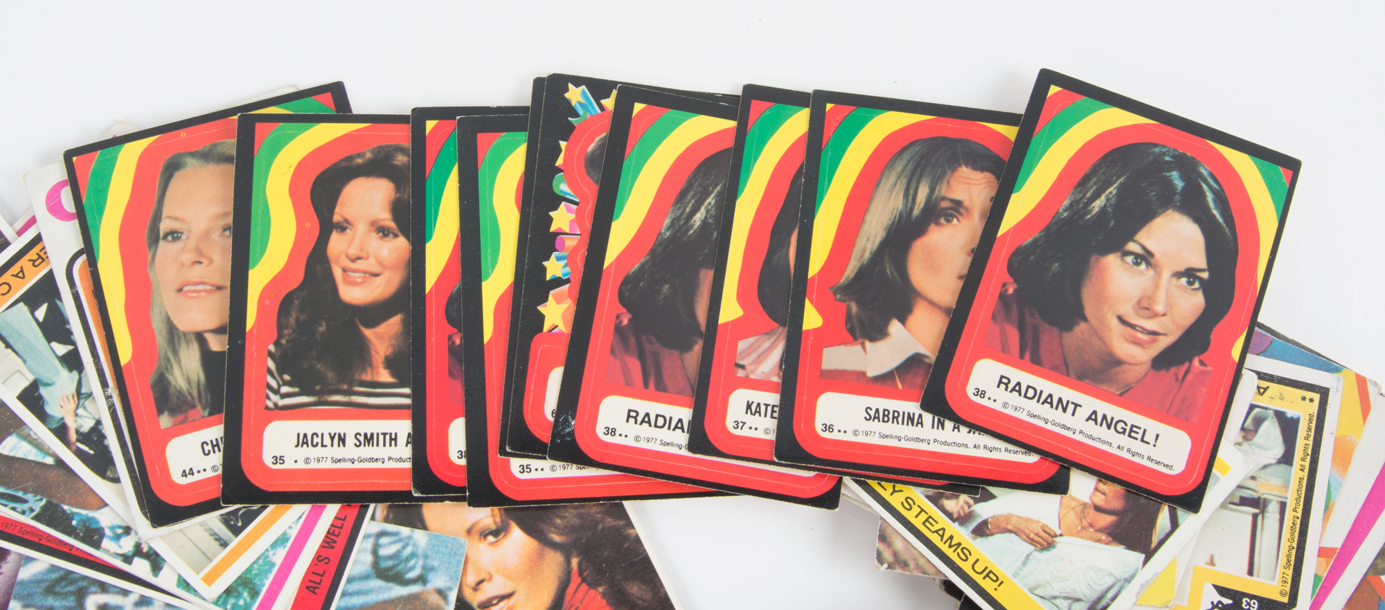 Large Collection of Charlie's Angels Trading Cards