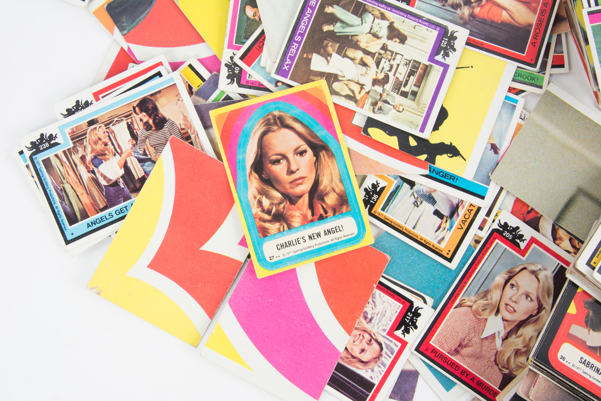Large Collection of Charlie's Angels Trading Cards