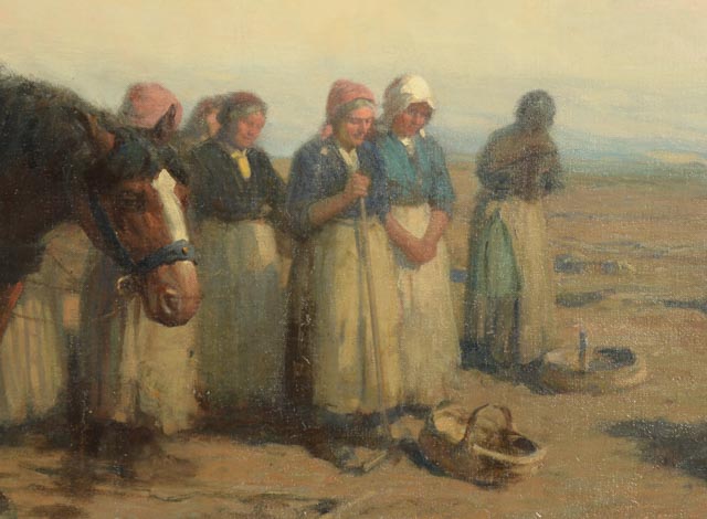 Joseph Farquharson Original Oil Painting "The Angelus"