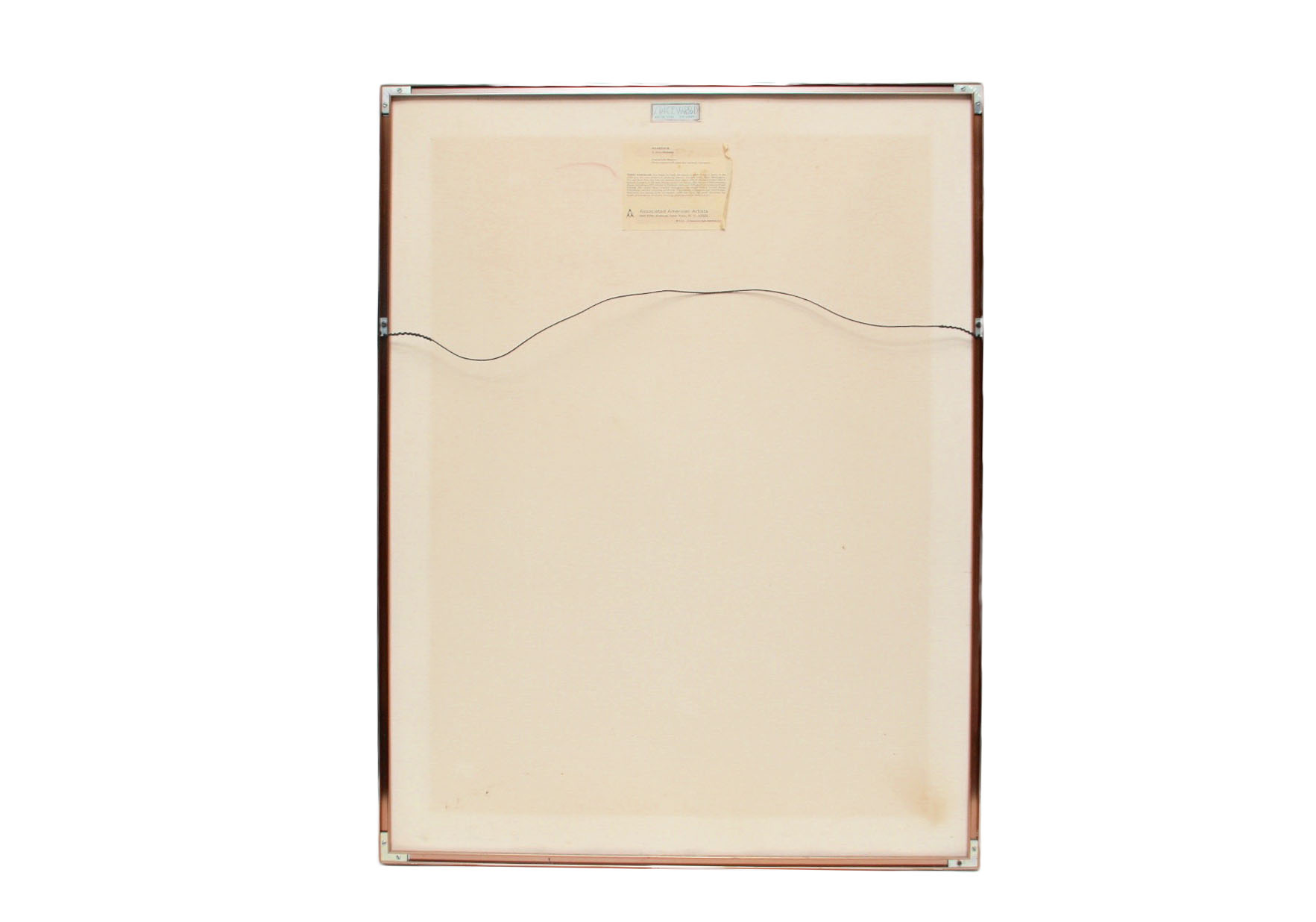 Limited Edition, 1977 Original Color Woodcut "Khartoum" by Terry Parmalee