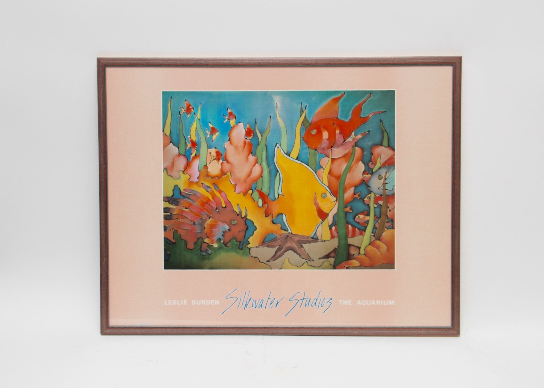 Leslie Burden Framed Poster "The Aquarium"