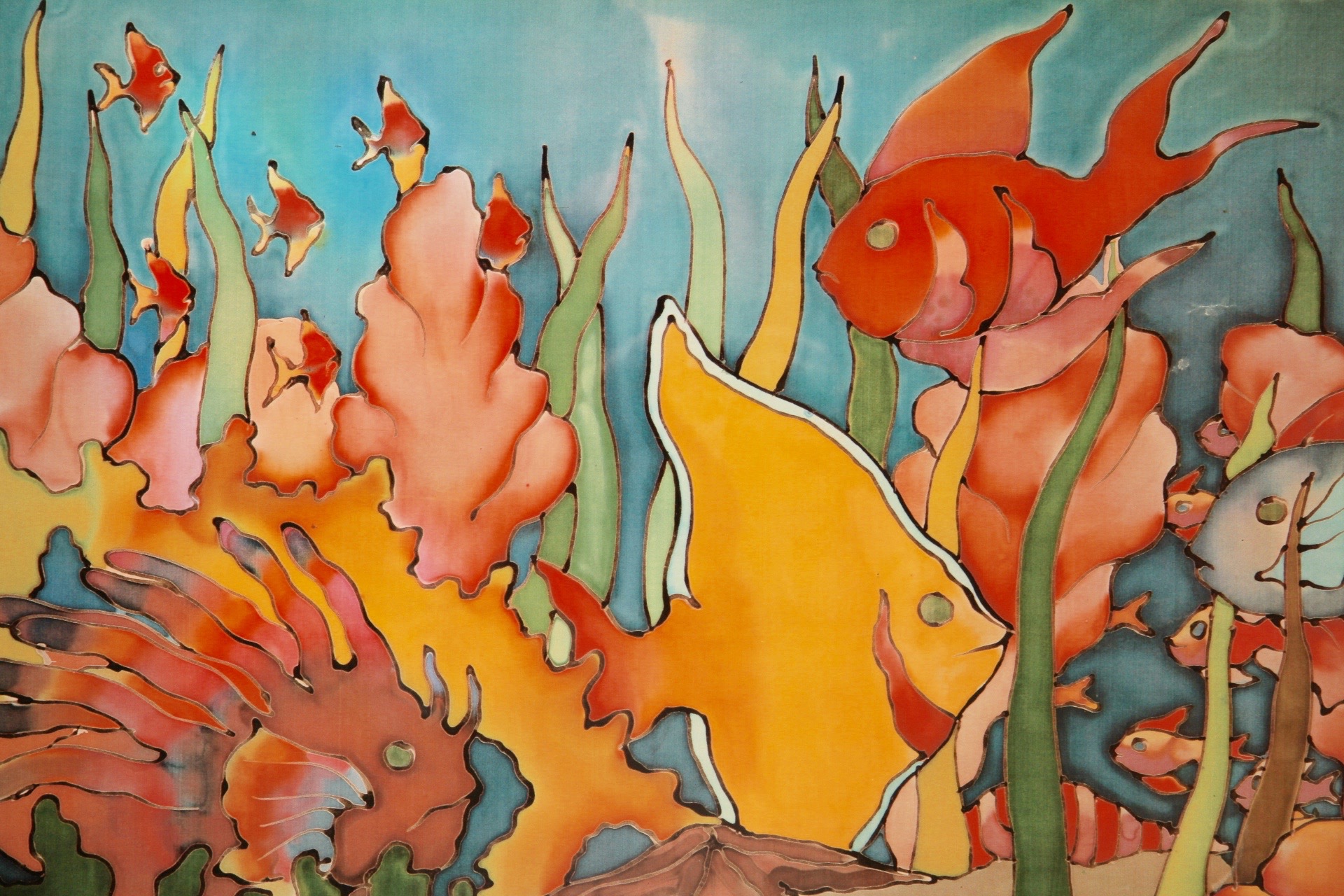 Leslie Burden Framed Poster "The Aquarium"