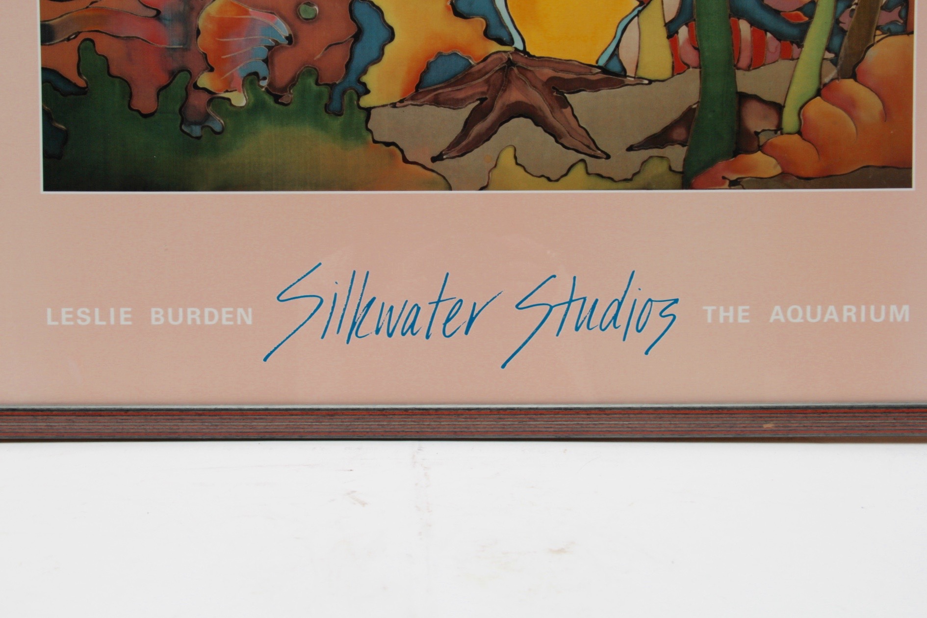 Leslie Burden Framed Poster "The Aquarium"