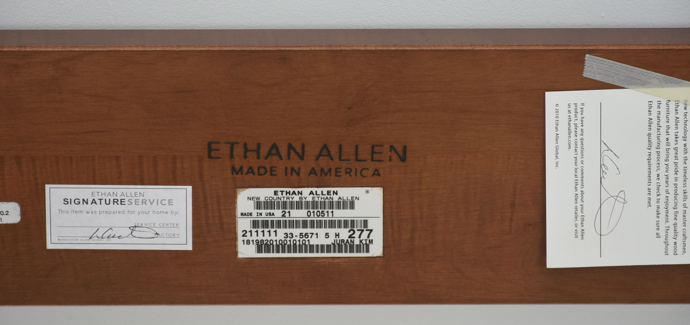 Ethan Allen "Barrett" Poster Queen Sized Bed