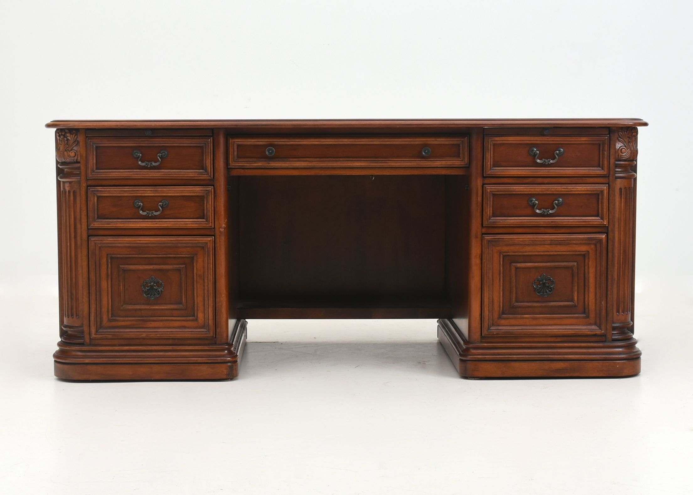 Cherry Wood Executive Desk