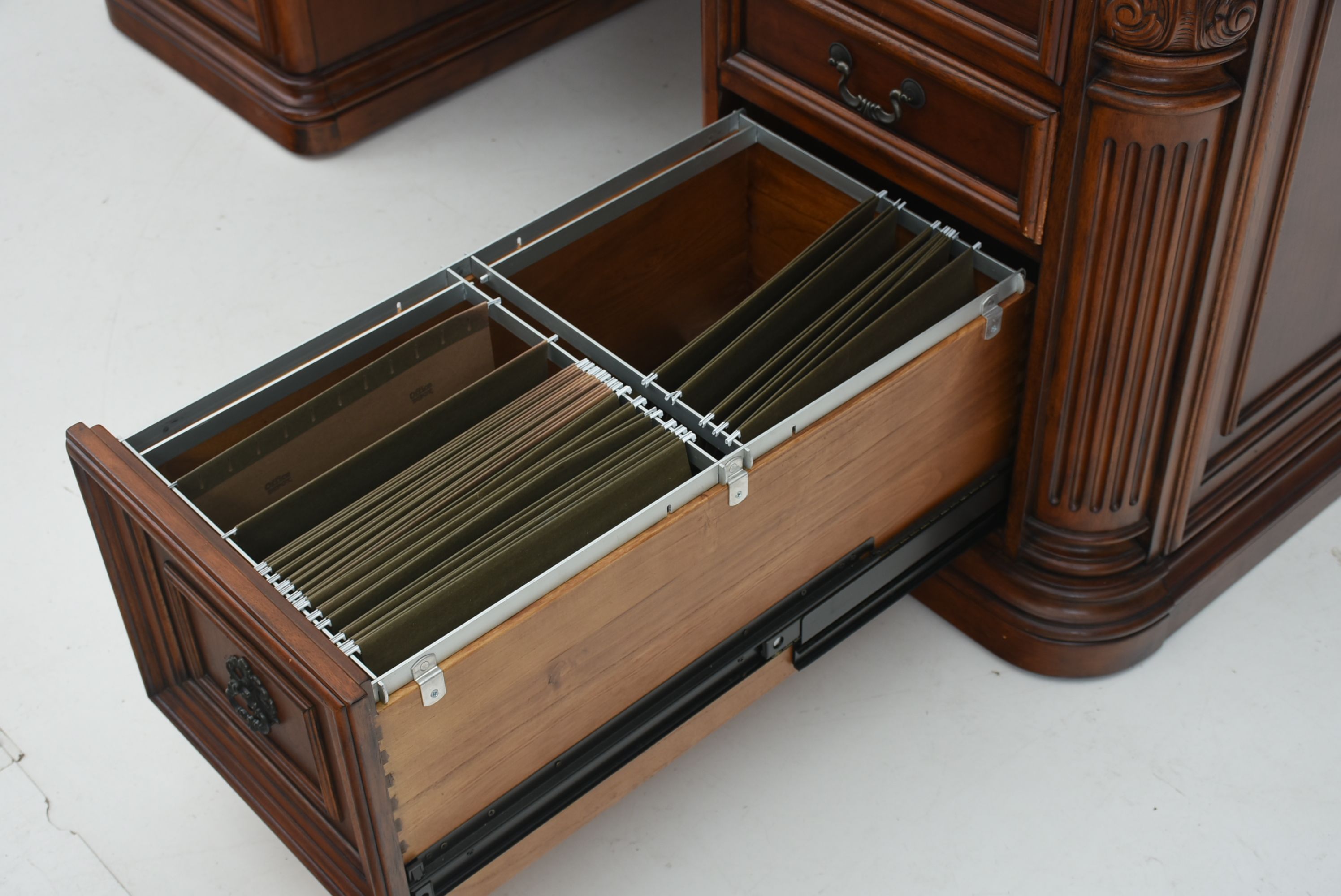 Cherry Wood Executive Desk