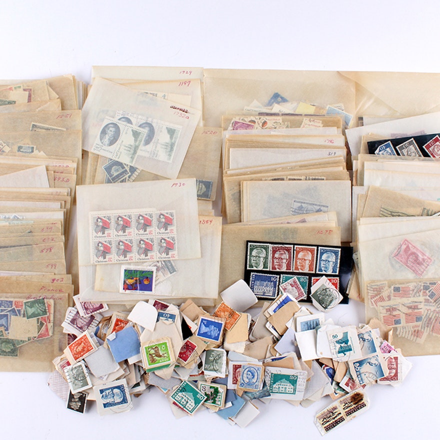 Sizable Vintage Stamp Collection