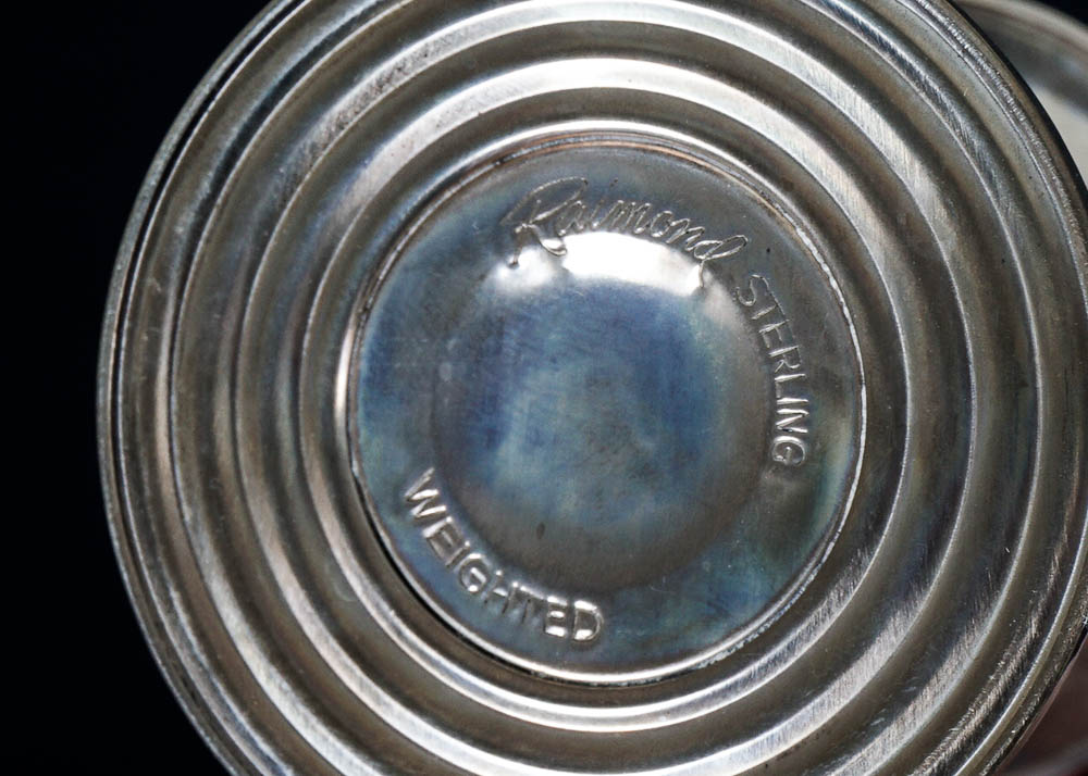 Sterling Rimmed Coasters and Salt and Pepper Shaker