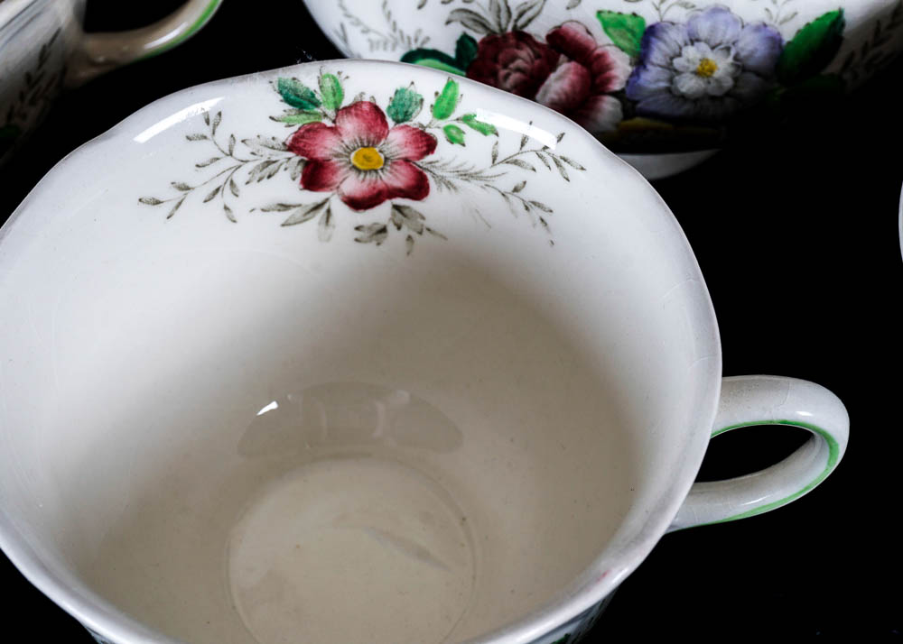 Vintage Royal Doulton Dinnerware Set in the "Malvern" Pattern