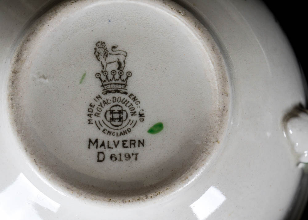 Vintage Royal Doulton Dinnerware Set in the "Malvern" Pattern