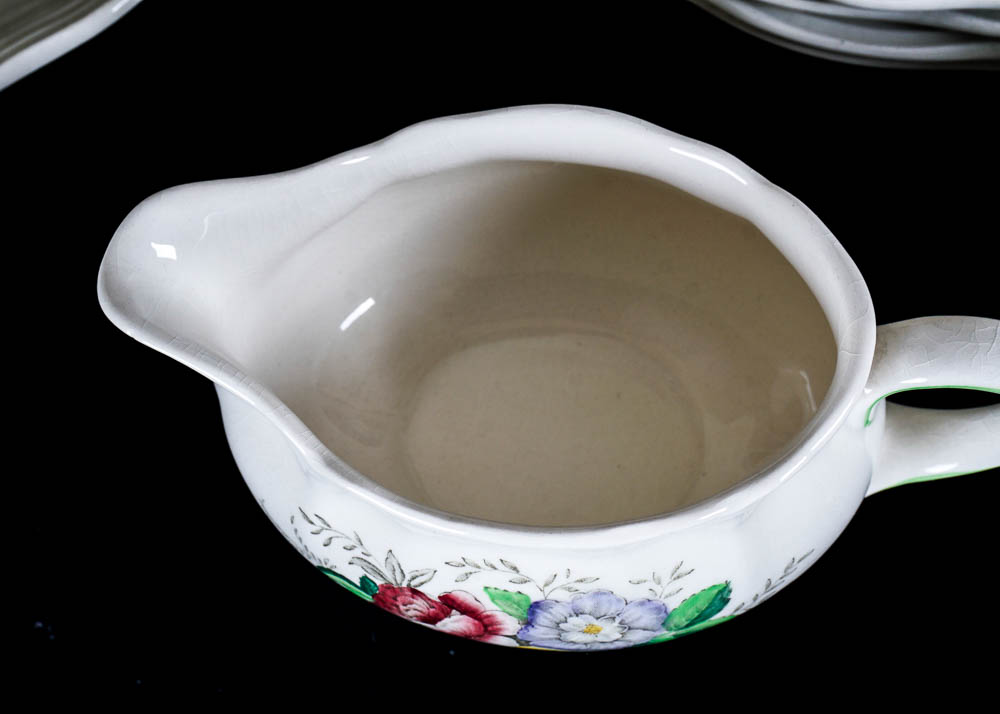 Vintage Royal Doulton Dinnerware Set in the "Malvern" Pattern