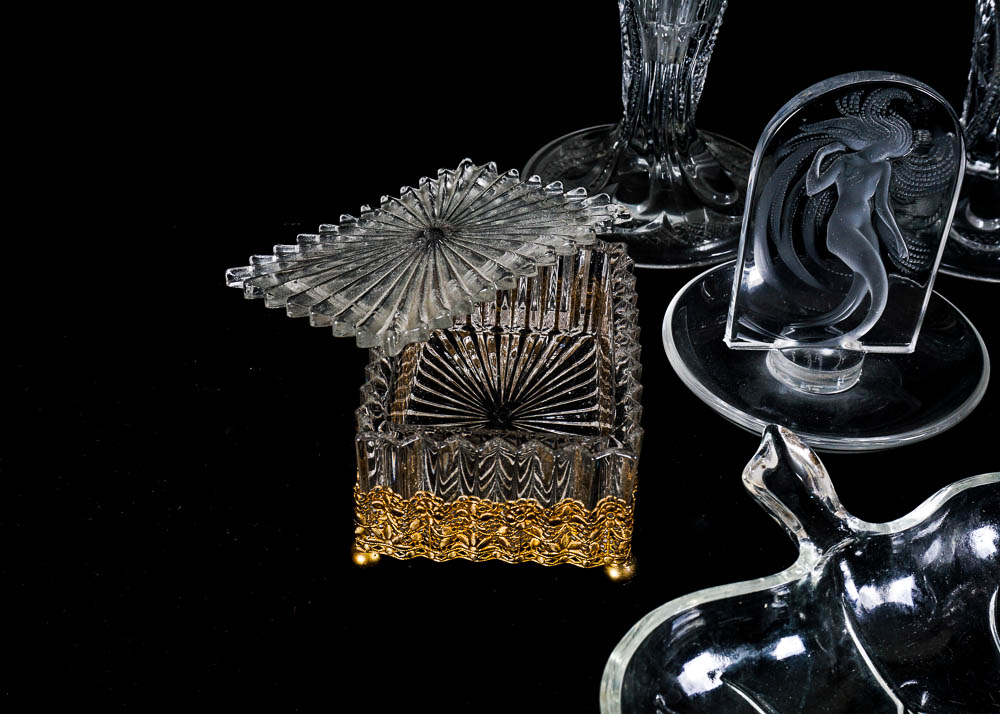Collection of Cut Glass Presentation Decor