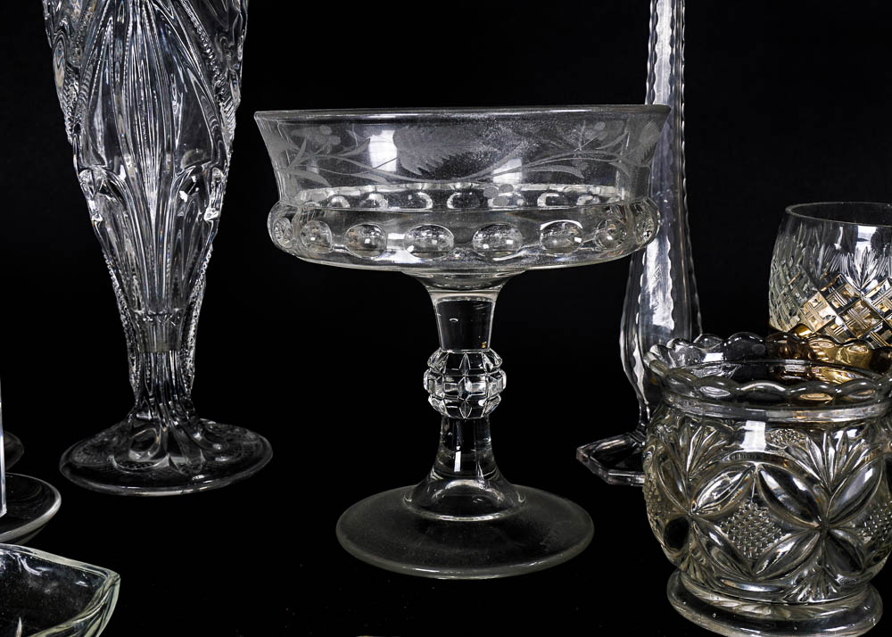 Collection of Cut Glass Presentation Decor