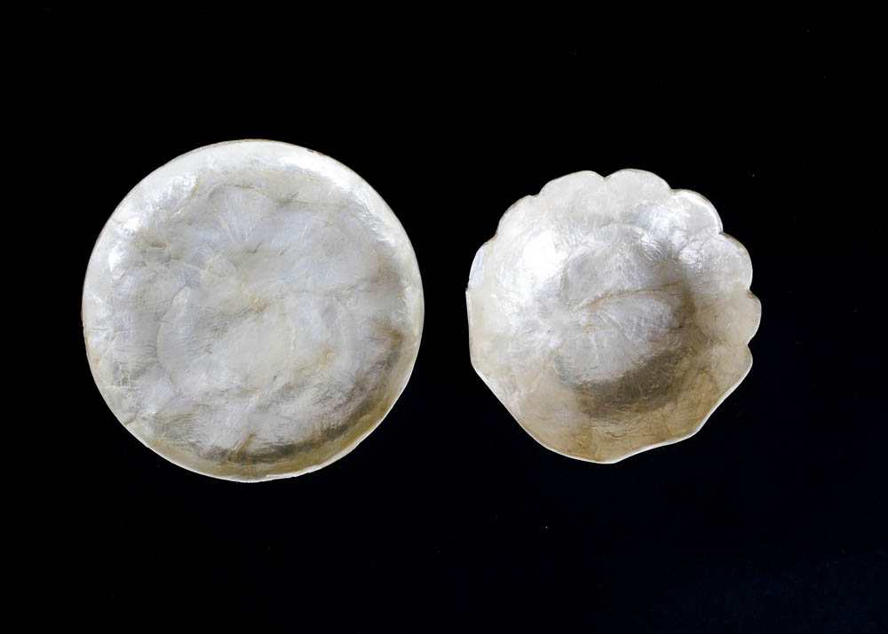 Shimmering Mica Bowl and Dish