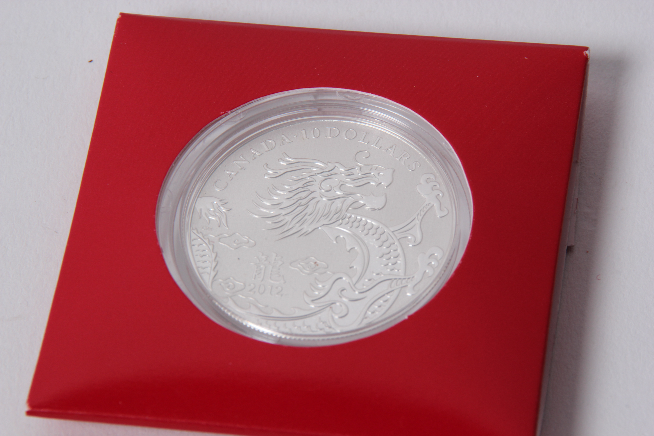 2012 Canadian 10 Dollar Fine Silver Coin