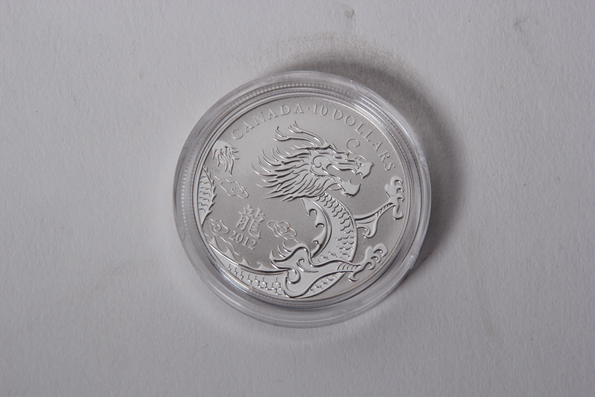 2012 Canadian 10 Dollar Fine Silver Coin