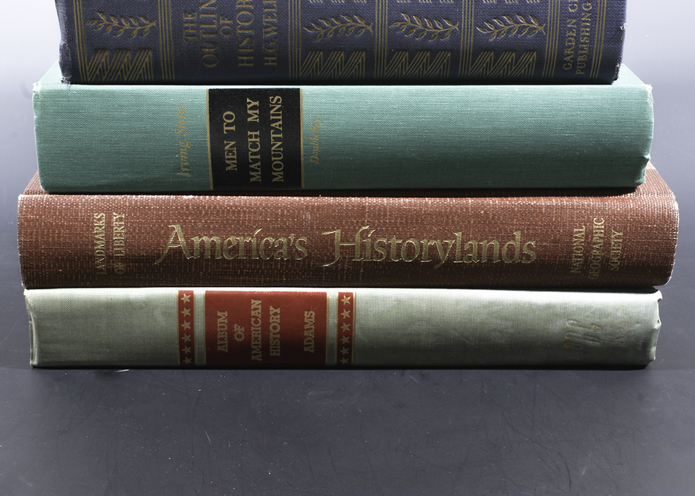 Vintage History Books Collection, Including HG Wells