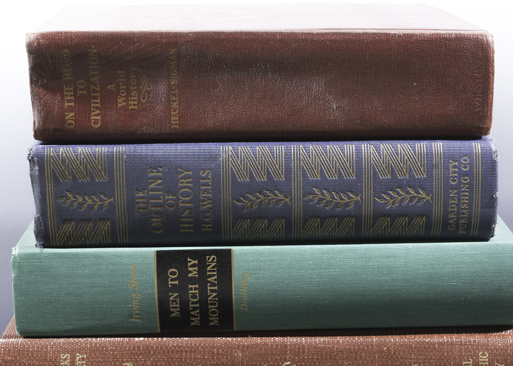 Vintage History Books Collection, Including HG Wells