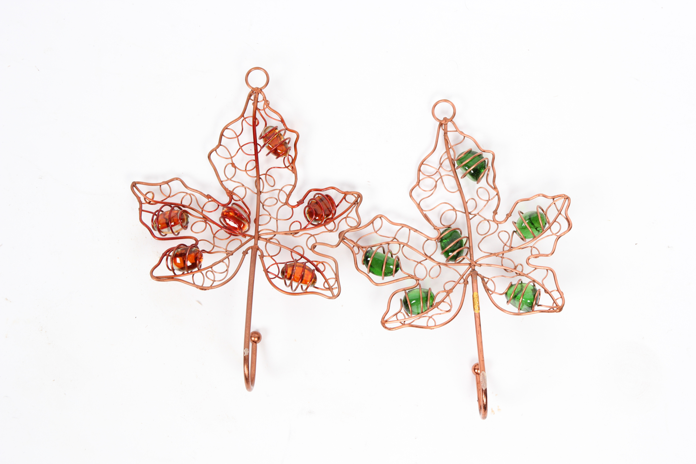 Copper Leaf Wall Hangings