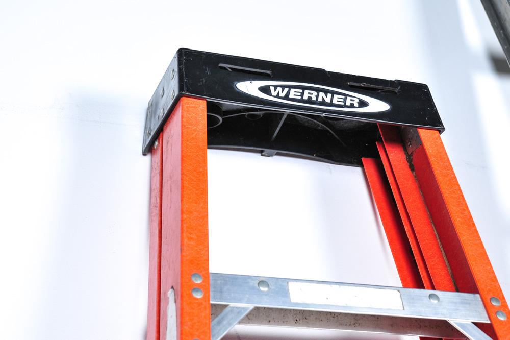 Werner Aluminum Extension and Fiberglass Step Ladders