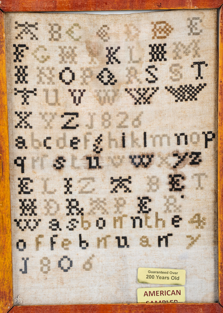 1826 Sampler in Antique Frame