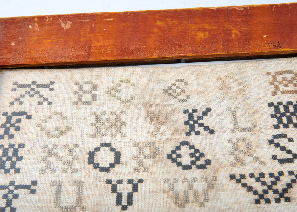 1826 Sampler in Antique Frame