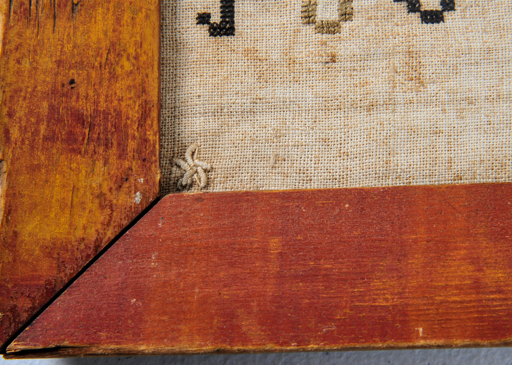 1826 Sampler in Antique Frame