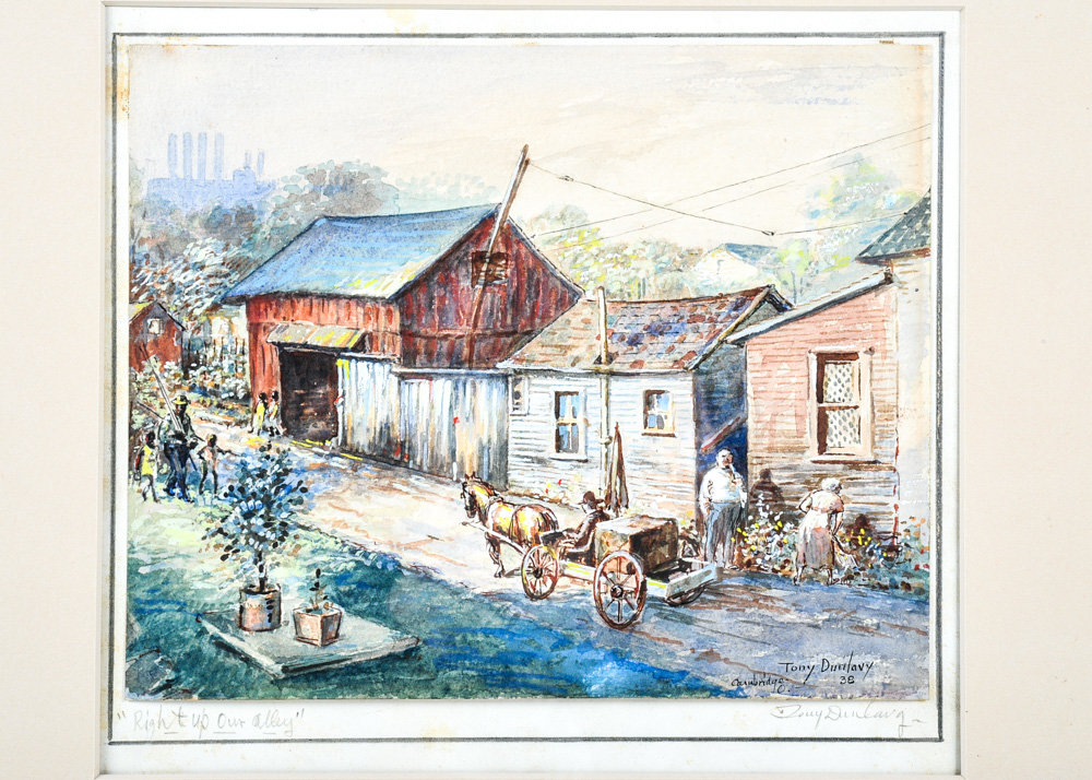Tony Dunlavy Early 20th Century Watercolor