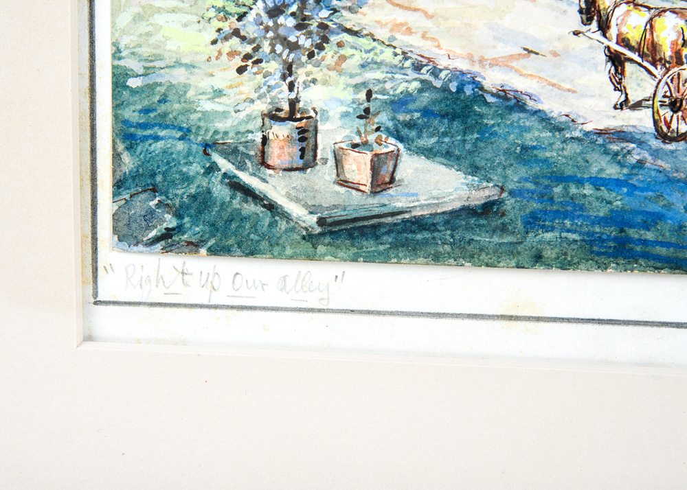 Tony Dunlavy Early 20th Century Watercolor