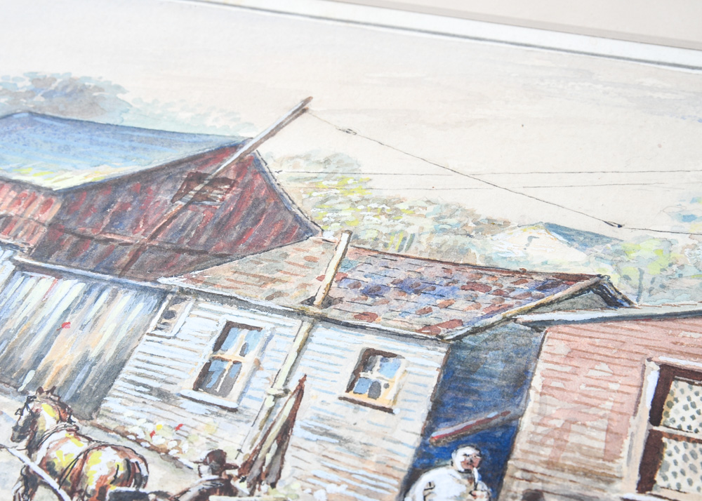 Tony Dunlavy Early 20th Century Watercolor