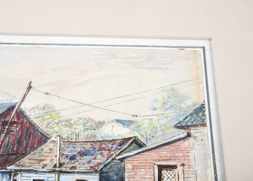 Tony Dunlavy Early 20th Century Watercolor