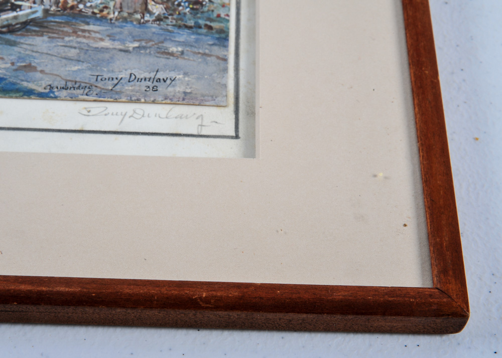 Tony Dunlavy Early 20th Century Watercolor