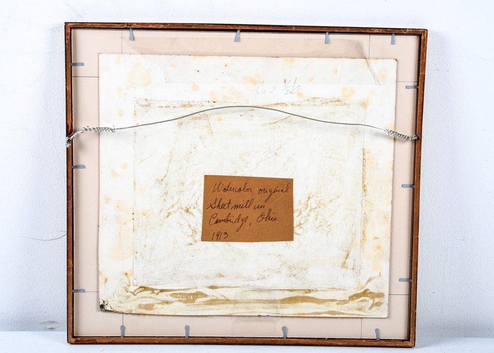 Tony Dunlavy Early 20th Century Watercolor