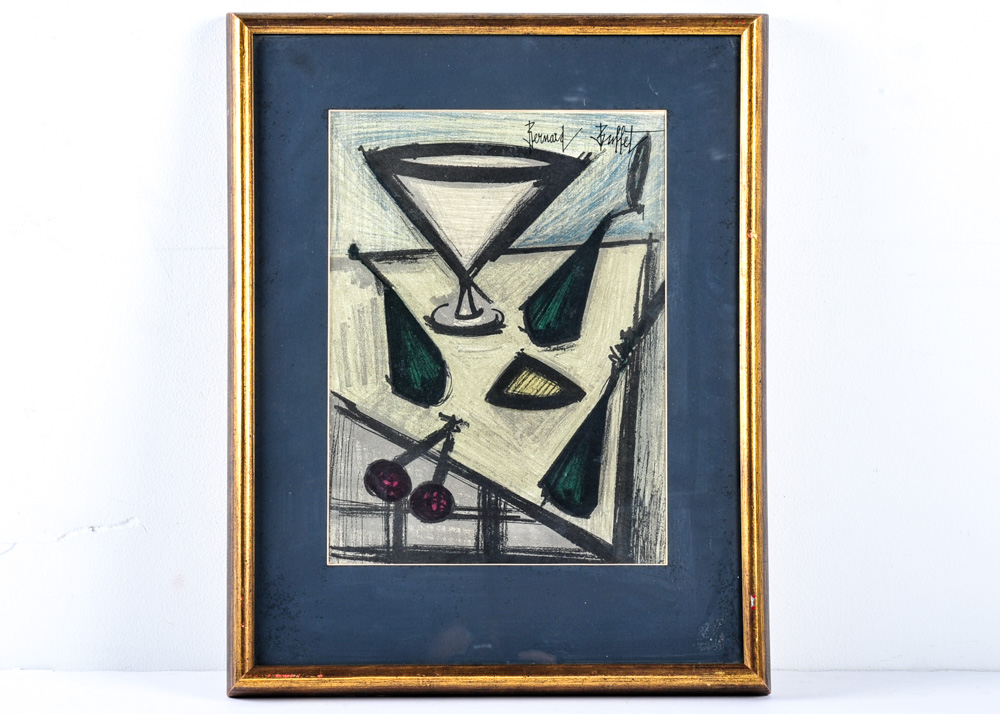 Bernard Buffet "Nature Morte aux Fruits" Lithograph